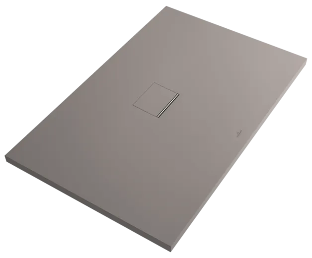 Bild von VILLEROY BOCH Squaro Infinity rechteckige Duschwanne, 1800 x 1000 x 40 mm, Grey #UDQ1810SQI2V-3S