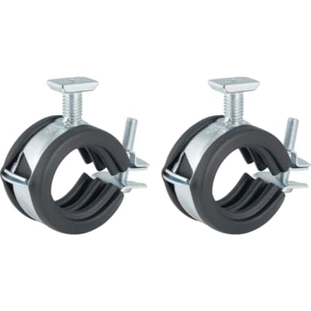 Picture of GEBERIT set of manifold fixings, straight, with swivelling locking bolt #653.492.00.1