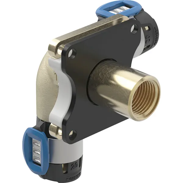 Bild von GEBERIT FlowFit Eckwanddurchführung 90° #620.823.00.1