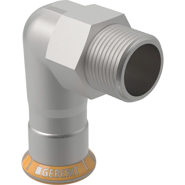 Picture of GEBERIT Mapress Therm elbow adaptor 90° with male thread #43835