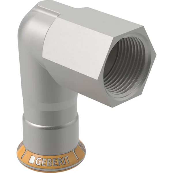 Bild von GEBERIT Mapress Therm Übergangswinkel 90° mit Innengewinde #43801