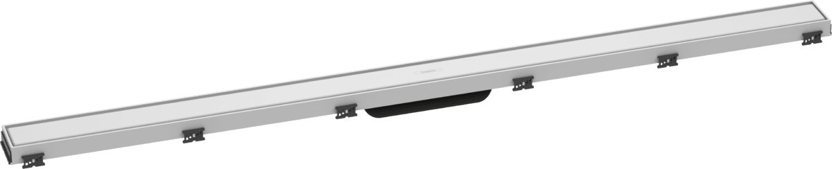 Bild von HANSGROHE RainDrain Match Fertigset Duschrinne 1200 mit höhenverstellbarem Rahmen #56042700 - Mattweiß