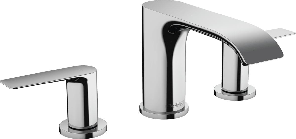 Bild von HANSGROHE Vivenis 3-Loch Waschtischarmatur 90 mit Zugstangen-Ablaufgarnitur Chrom 75033000