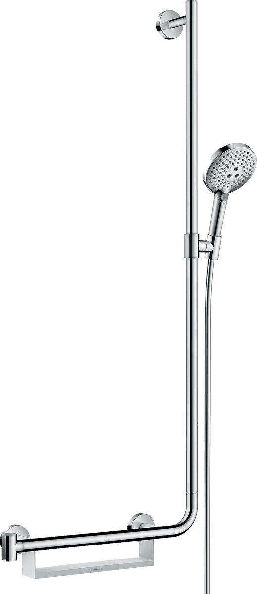 Bild von HANSGROHE Raindance Select S Brauseset 120 3jet mit Brausestange 110 cm rechts #26326000 - Chrom
