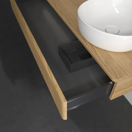 Bild von VILLEROY BOCH Antao Waschbeckenunterschrank, mit Beleuchtung, 1 Auszug, 1200 x 190 x 500 mm, Front mit Struktur, Honey Oak / Honey Oak #L12111HN
