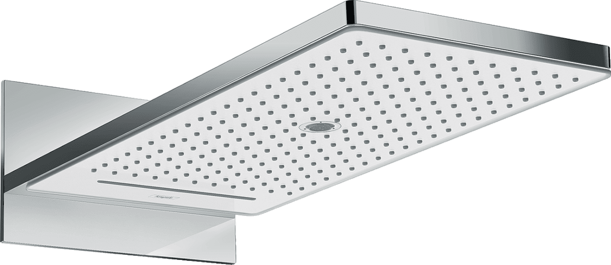 Bild von HANSGROHE Rainmaker Select Kopfbrause 580 3jet EcoSmart mit Wandanschluss #24011400 - Weiß/Chrom