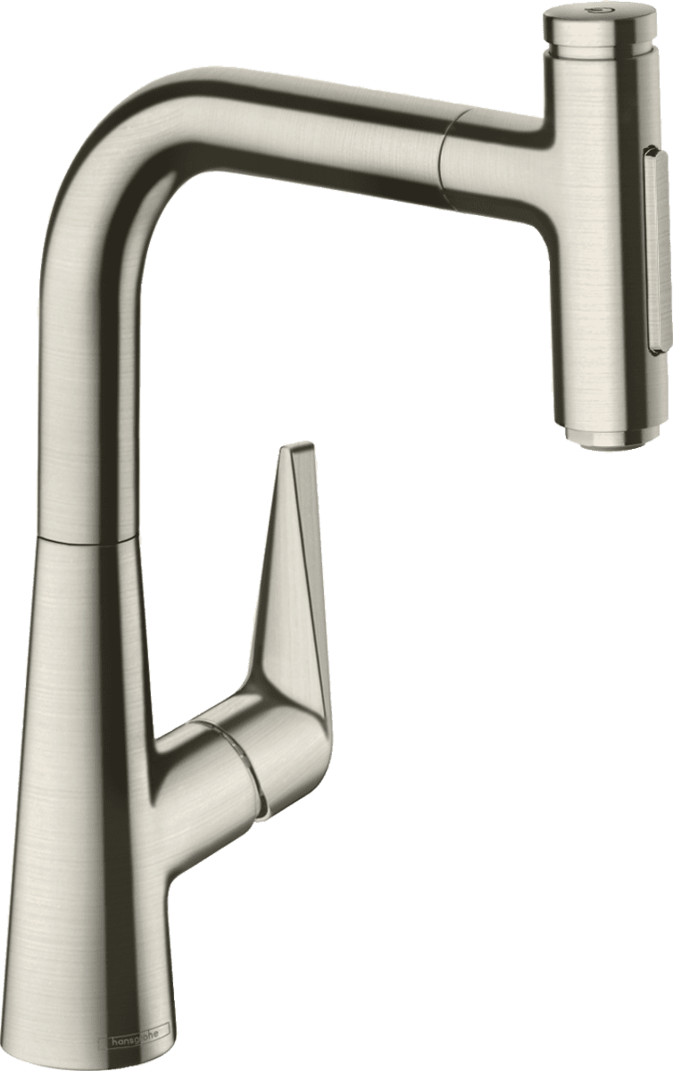 Picture of HANSGROHE Talis Select M51 Single lever kitchen mixer 220, pull-out spray, 2jet, sBox #73868800 - Stainless Steel Finish