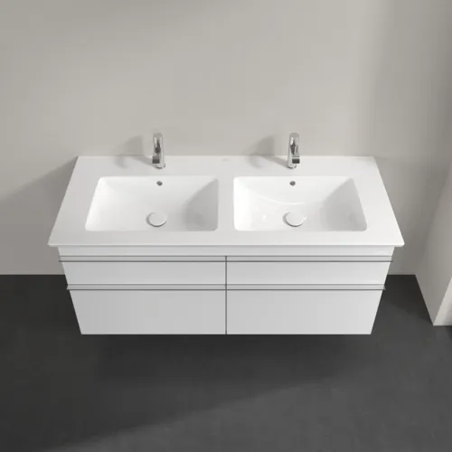Bild von VILLEROY BOCH Venticello Waschbeckenunterschrank, 4 Auszüge, 1253 x 590 x 502 mm, Glossy White / Glossy White #A93001DH
