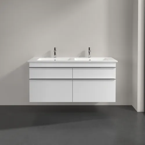 Bild von VILLEROY BOCH Venticello Waschbeckenunterschrank, 4 Auszüge, 1253 x 590 x 502 mm, Glossy White / Glossy White #A93001DH