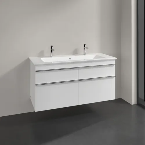 Bild von VILLEROY BOCH Venticello Waschbeckenunterschrank, 4 Auszüge, 1153 x 590 x 502 mm, Glossy White / Glossy White #A92901DH