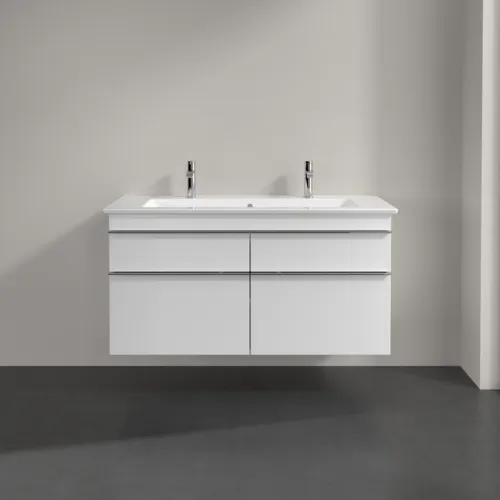 Bild von VILLEROY BOCH Venticello Waschbeckenunterschrank, 4 Auszüge, 1153 x 590 x 502 mm, Glossy White / Glossy White #A92901DH