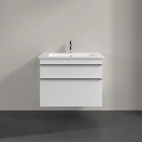Bild von VILLEROY BOCH Venticello Waschbeckenunterschrank, 2 Auszüge, 753 x 590 x 502 mm, Glossy White / Glossy White #A92501DH