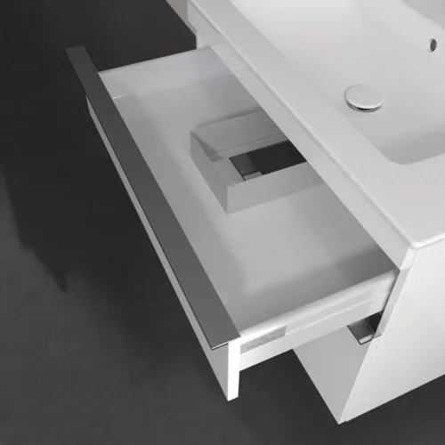 Bild von VILLEROY BOCH Venticello Waschbeckenunterschrank, 2 Auszüge, 753 x 590 x 502 mm, Glossy White / Glossy White #A92501DH