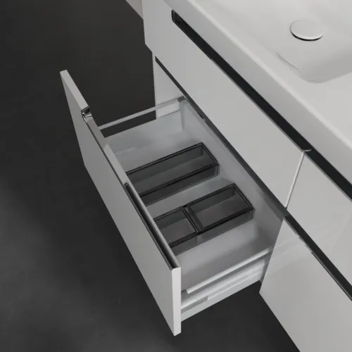 Bild von VILLEROY BOCH Subway 2.0 Waschbeckenunterschrank, 4 Auszüge, 1287 x 590 x 449 mm, Glossy White #A91710DH