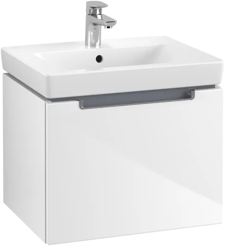 Bild von VILLEROY BOCH Subway 2.0 Waschbeckenunterschrank, 1 Auszug, 537 x 420 x 423 mm, Glossy White #A68610DH