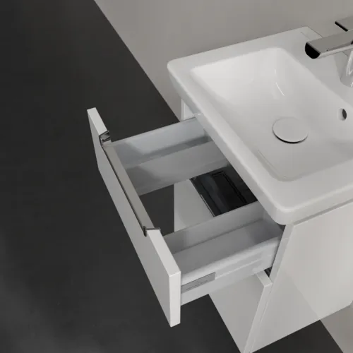 Bild von VILLEROY BOCH Subway 2.0 Waschbeckenunterschrank, 2 Auszüge, 440 x 590 x 352 mm, Glossy White #A90610DH