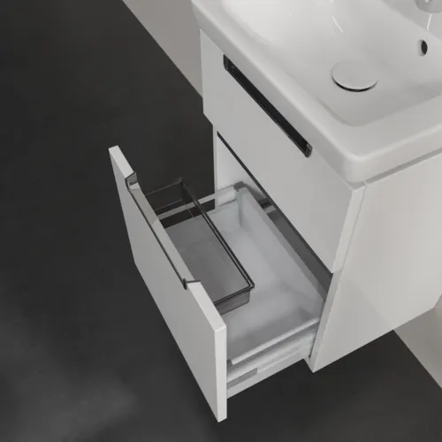 Bild von VILLEROY BOCH Subway 2.0 Waschbeckenunterschrank, 2 Auszüge, 440 x 590 x 352 mm, Glossy White #A90610DH