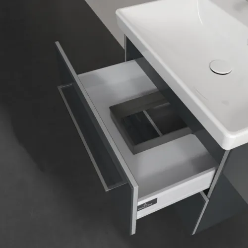 Picture of VILLEROY BOCH Avento Vanity unit, 2 pull-out compartments, 630 x 514 x 484 mm, Crystal Grey #A89000B1