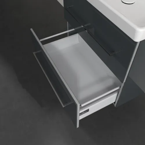 Picture of VILLEROY BOCH Avento Vanity unit, 2 pull-out compartments, 630 x 514 x 484 mm, Crystal Grey #A89000B1