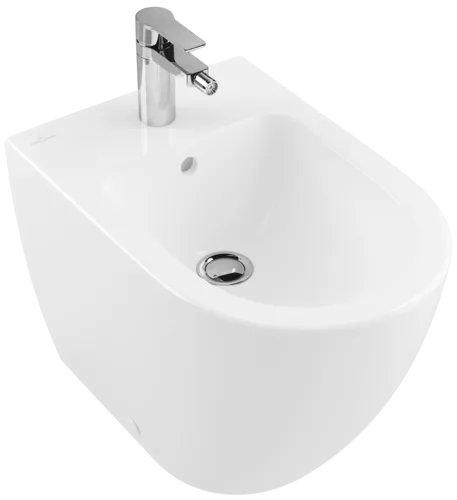 Bild von VILLEROY BOCH Subway 2.0 Bidet, bodenstehend, 375 x 560 mm, Weiß Alpin #54010001
