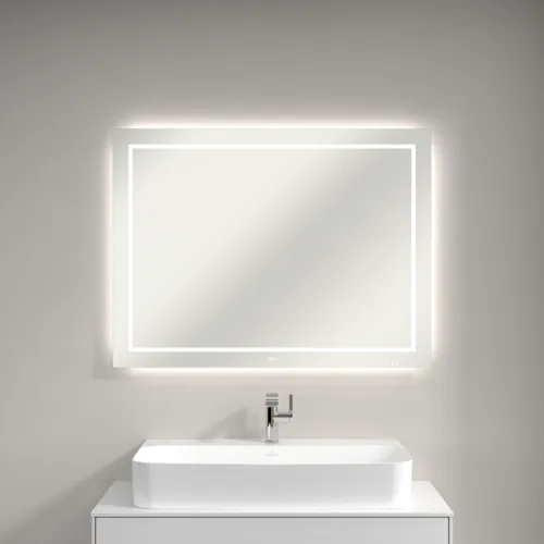 Obrázek VILLEROY BOCH Zrcadlo Finion, s osvětlením, 1000 x 750 x 45 mm #G6001000
