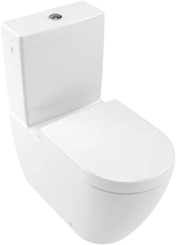 Bild von VILLEROY BOCH Subway 2.0 Tiefspül-WC spülrandlos für Kombination, bodenstehend, mit DirectFlush, Weiß Alpin #5617R001