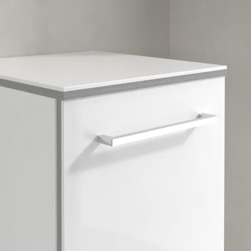 Bild von VILLEROY BOCH Avento Seitenschrank, 1 Tür, 350 x 890 x 405 mm, Crystal White #A89501B4