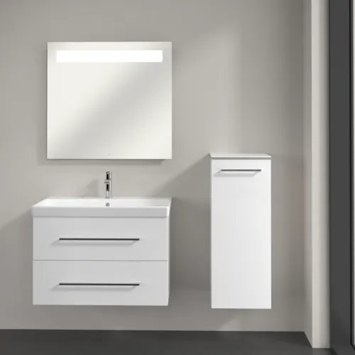 Bild von VILLEROY BOCH Avento Seitenschrank, 1 Tür, 350 x 890 x 405 mm, Crystal White #A89501B4