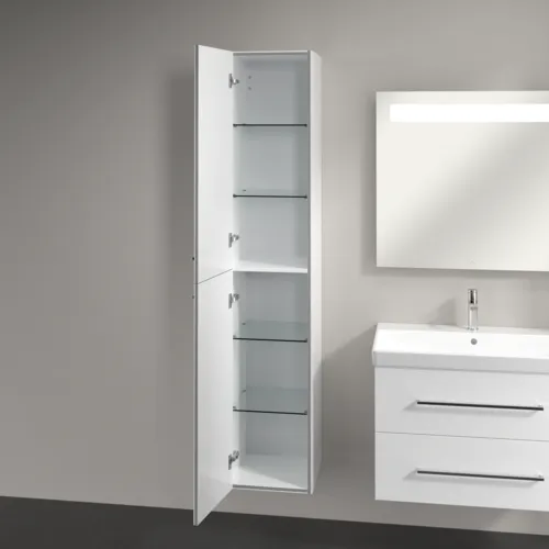 Bild von VILLEROY BOCH Avento Hochschrank, 2 Türen, 350 x 1760 x 404 mm, Crystal White #A89400B4