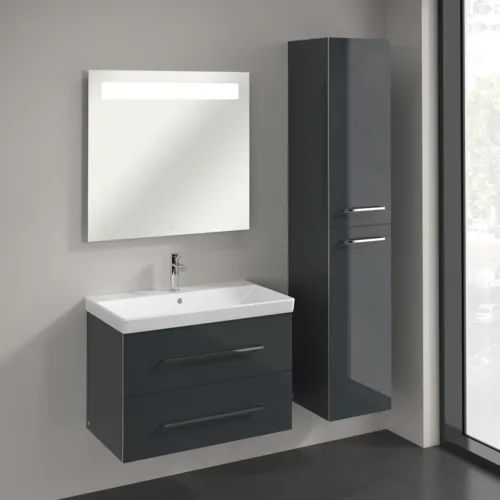 Bild von VILLEROY BOCH Avento Hochschrank, 2 Türen, 350 x 1760 x 404 mm, Crystal Grey #A89401B1