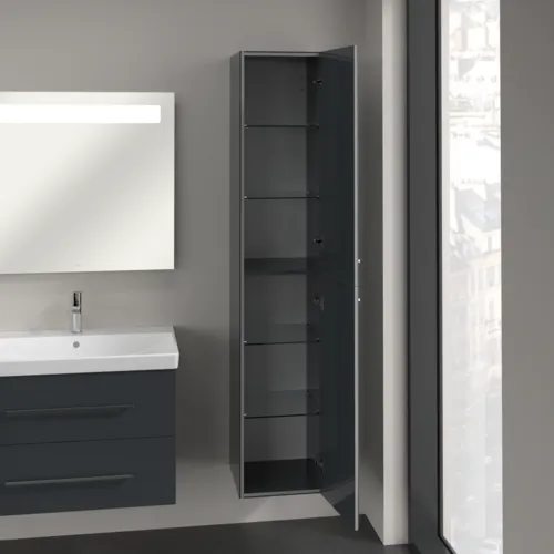 Bild von VILLEROY BOCH Avento Hochschrank, 2 Türen, 350 x 1760 x 404 mm, Crystal Grey #A89401B1
