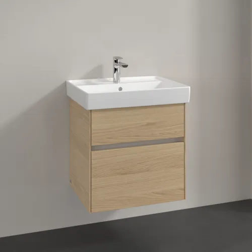 Bild von VILLEROY BOCH Collaro Waschbeckenunterschrank, 2 Auszüge, 554 x 546 x 444 mm, Nordic Oak #C00800VJ