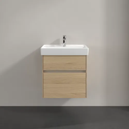 Bild von VILLEROY BOCH Collaro Waschbeckenunterschrank, 2 Auszüge, 554 x 546 x 444 mm, Nordic Oak #C00800VJ