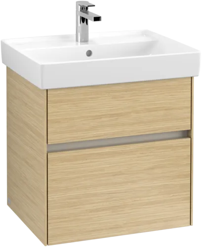 Bild von VILLEROY BOCH Collaro Waschbeckenunterschrank, 2 Auszüge, 554 x 546 x 444 mm, Nordic Oak #C00800VJ