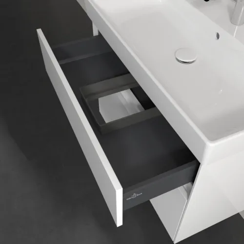 Bild von VILLEROY BOCH Collaro Waschbeckenunterschrank, 2 Auszüge, 754 x 546 x 444 mm, Glossy White #C01000DH