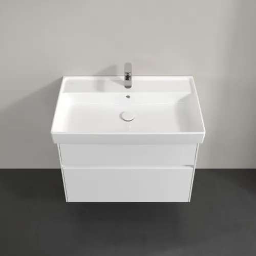 Bild von VILLEROY BOCH Collaro Waschbeckenunterschrank, 2 Auszüge, 754 x 546 x 444 mm, Glossy White #C01000DH