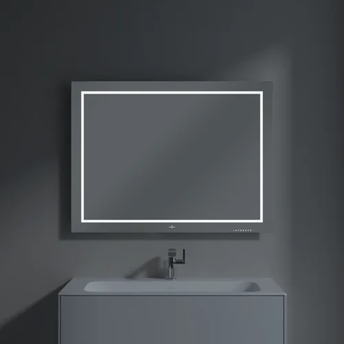 Bild von VILLEROY BOCH Finion Spiegel, mit Beleuchtung, 1000 x 750 x 45 mm #F6001000