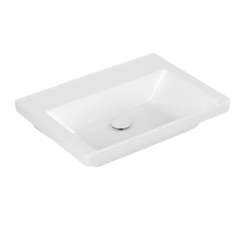 Bild von VILLEROY BOCH Subway 3.0 Waschbecken, 650 x 470 x 165 mm, Weiß Alpin, ohne Überlauf #4A706801