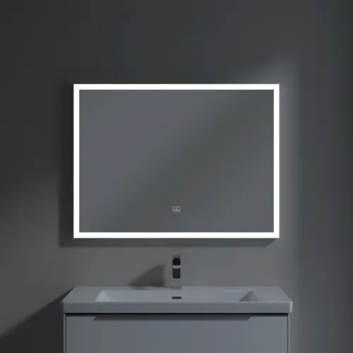 Bild von VILLEROY BOCH Subway 3.0 Spiegel, mit Beleuchtung, 1000 x 750 x 47,5 mm #A4631000
