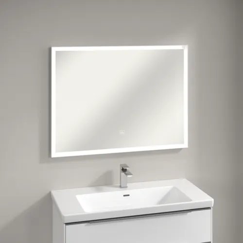 Bild von VILLEROY BOCH Subway 3.0 Spiegel, mit Beleuchtung, 1000 x 750 x 47,5 mm #A4631000