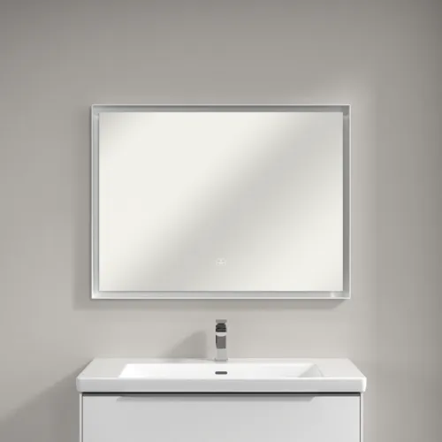 Bild von VILLEROY BOCH Subway 3.0 Spiegel, mit Beleuchtung, 1000 x 750 x 47,5 mm #A4631000