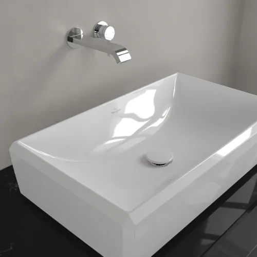 Obrázek VILLEROY BOCH Antheus umyvadlo na desku, 645 x 390 x 150 mm, bílá Alpine CeramicPlus, bez přepadu #4A1065R1