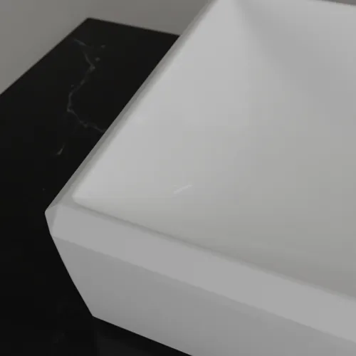 Obrázek VILLEROY BOCH Antheus umyvadlo na desku, 645 x 390 x 150 mm, bílá Alpine CeramicPlus, bez přepadu #4A1065R1