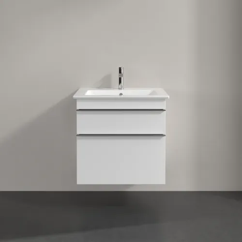 Bild von VILLEROY BOCH Venticello Waschbeckenunterschrank, 2 Auszüge, 603 x 590 x 502 mm, White Matt / White Matt #A92401MS