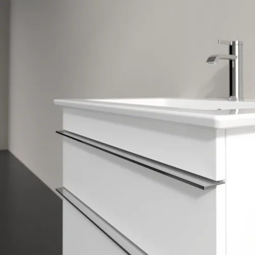 Bild von VILLEROY BOCH Venticello Waschbeckenunterschrank, 2 Auszüge, 603 x 590 x 502 mm, White Matt / White Matt #A92401MS