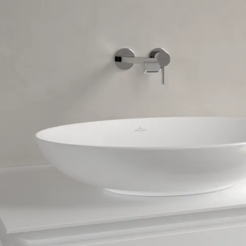 Bild von VILLEROY BOCH Loop & Friends Aufsatzwaschbecken, 620 x 420 x 120 mm, Weiß Alpin, ohne Überlauf #4A480101