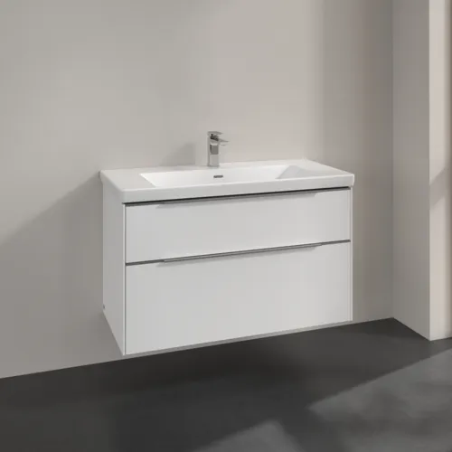 Bild von VILLEROY BOCH Subway 3.0 Waschbeckenunterschrank, 2 Auszüge, 973 x 576 x 478 mm, Brilliant White #C57000VE