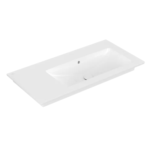 Bild von VILLEROY BOCH Venticello Schrankwaschtisch, 1000 x 500 x 170 mm, Weiß Alpin CeramicPlus, mit Überlauf #4134R3R1