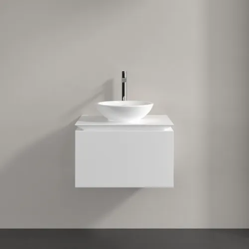 Bild von VILLEROY BOCH Legato Waschbeckenunterschrank, 1 Auszug, 600 x 380 x 500 mm, White Matt / White Matt #B56700MS