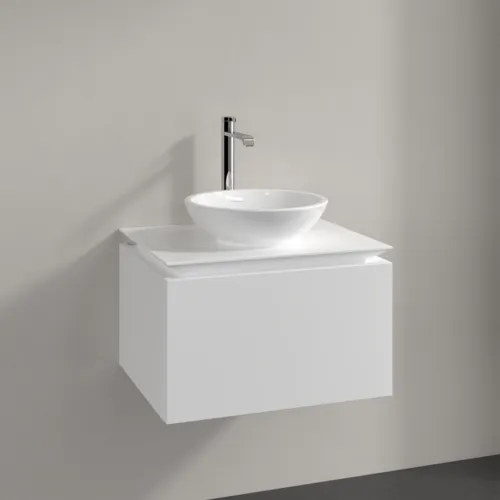 Bild von VILLEROY BOCH Legato Waschbeckenunterschrank, 1 Auszug, 600 x 380 x 500 mm, White Matt / White Matt #B56700MS